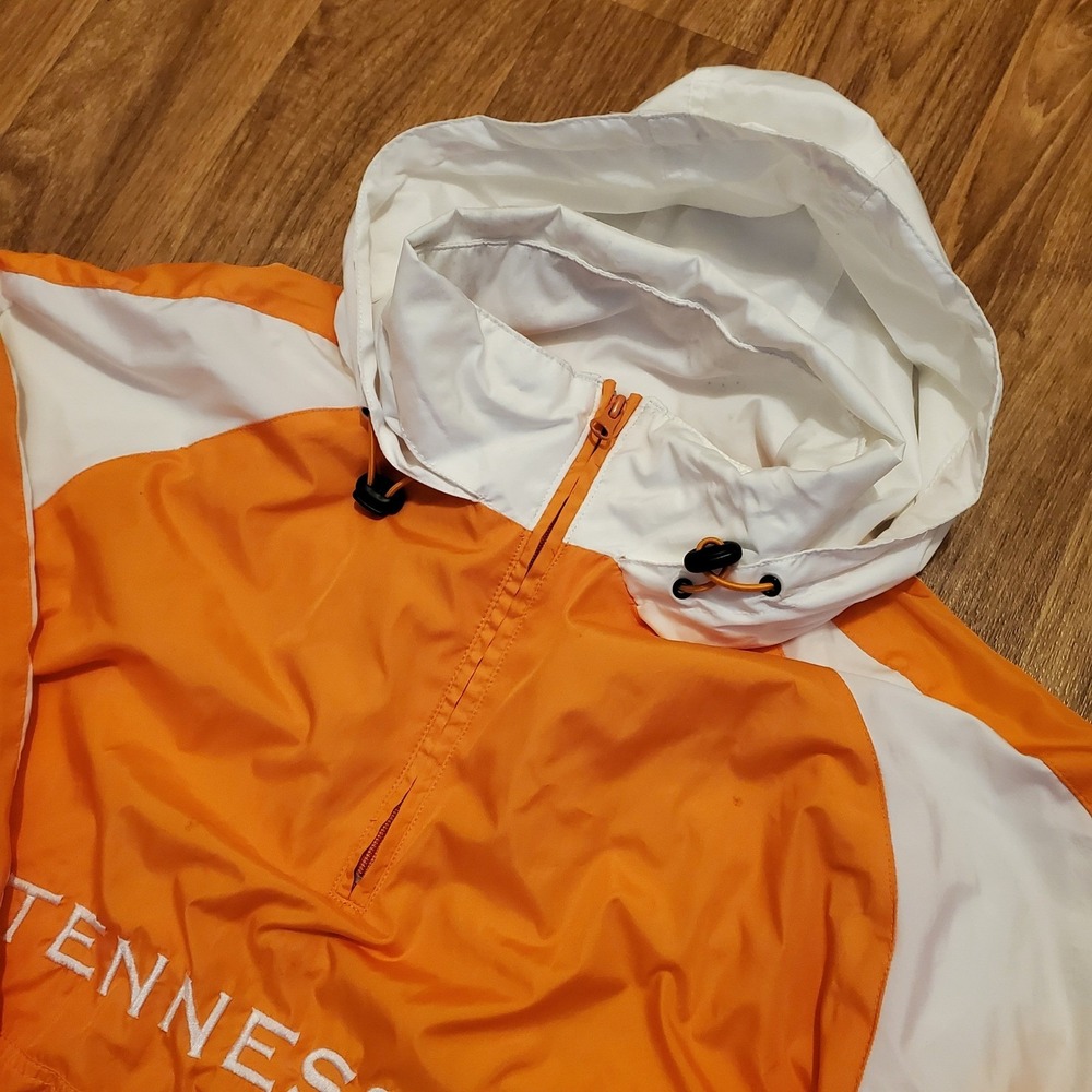 Vintage Tennessee Vols Jacket Windbreaker Adult Large Orange‎ Red Oak Sportswear